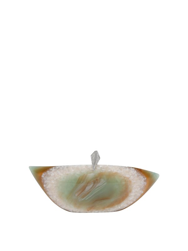 The Best Shops BENEDETTA BRUZZICHES: Clutch - Pochette - Vert