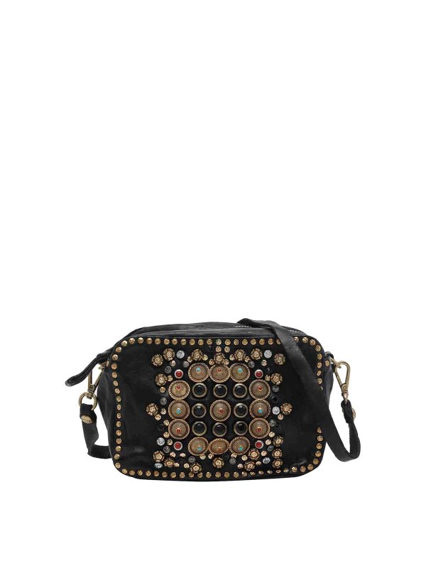 Borsa a tracolla Kate nera shop online: CAMPOMAGGI