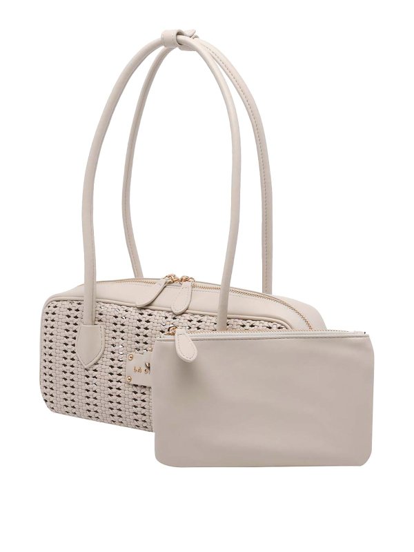 クラッチバッグ - 白 shop online: LA CARRIE