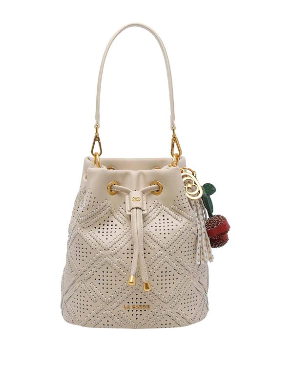 LA CARRIE: Bolsos Saco - Bolso Saco - Blanco