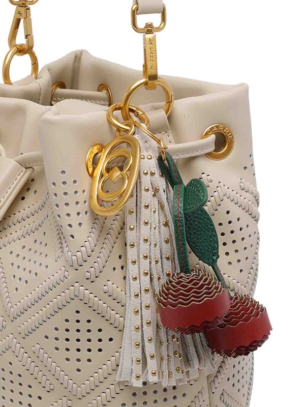 Bolso Saco - Blanco shop online: LA CARRIE