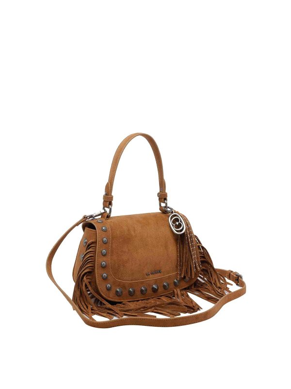 LA CARRIE: totes bags online - Aztec Suede Handbag