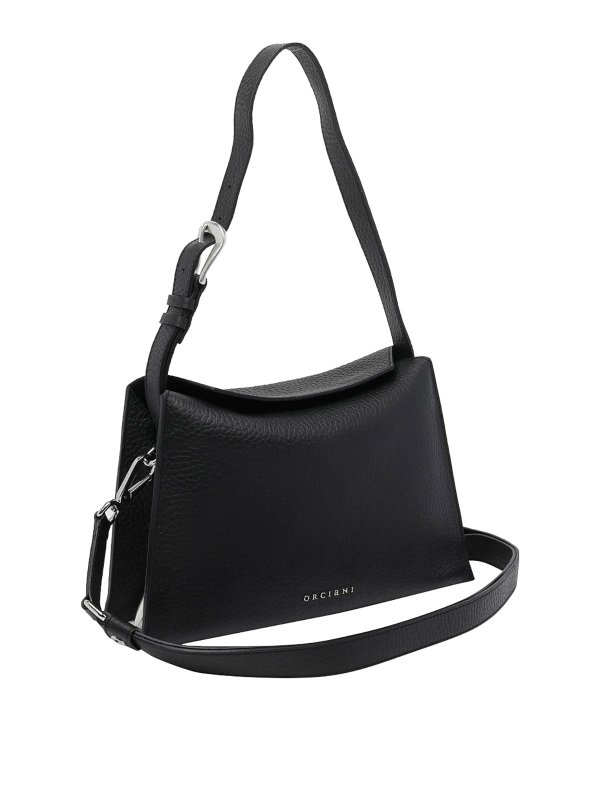 ORCIANI: shoulder bags online - Black Trinity Shoulder Bag