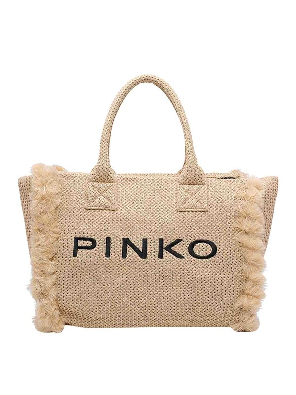 Pinko: トートバッグ - トートバッグ - ベージュ