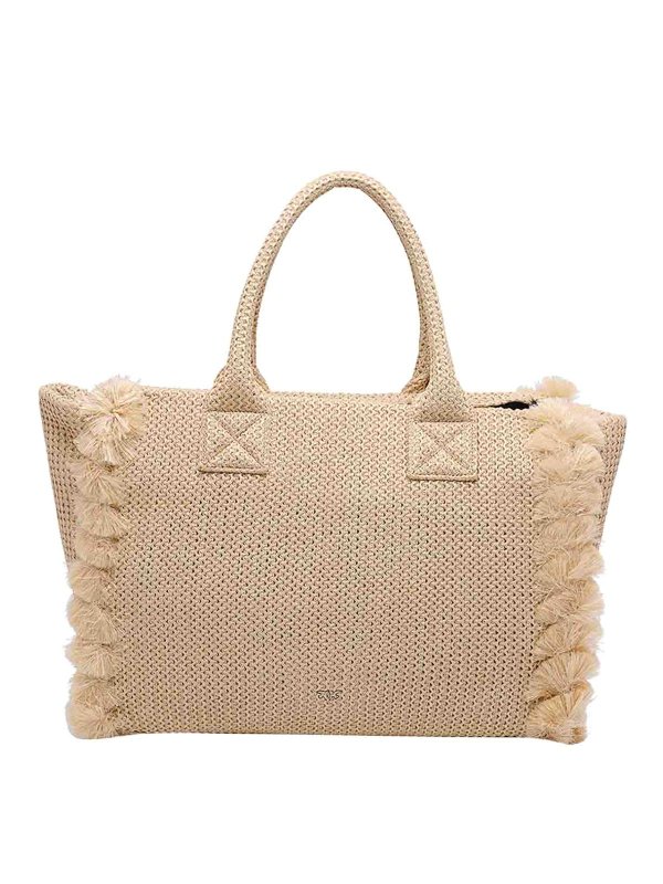 The Best Shops Pinko: トートバッグ - トートバッグ - ベージュ