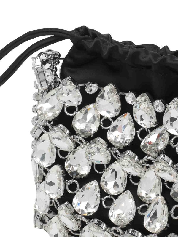 Mini Crystal Chainmail Handbag shop online: Self Portrait