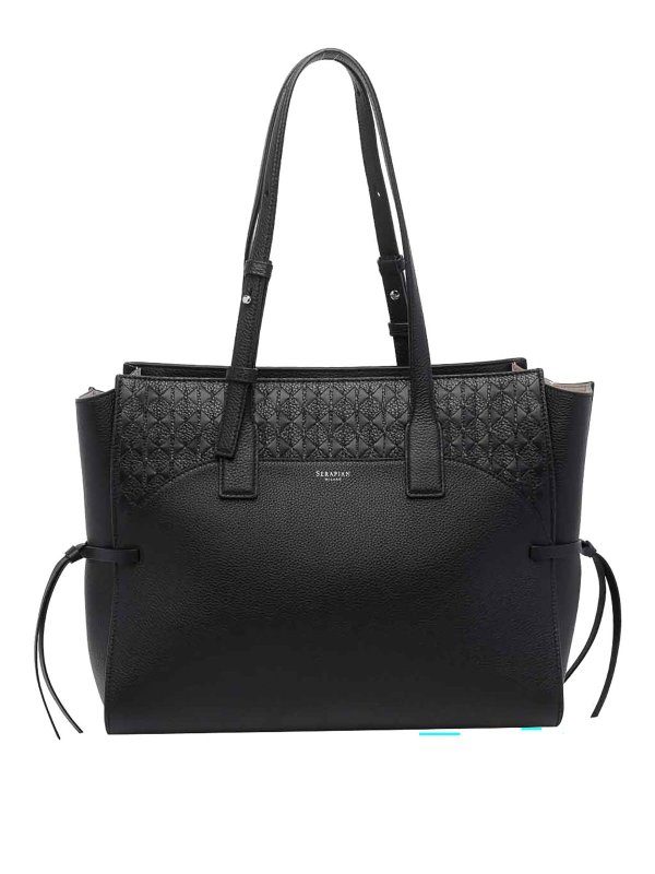 Serapian: Schultertaschen - Schultertasche - Schwarz