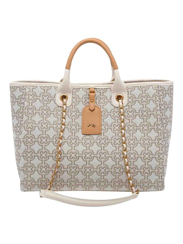 v°73: Handtaschen - Shopper - Beige
