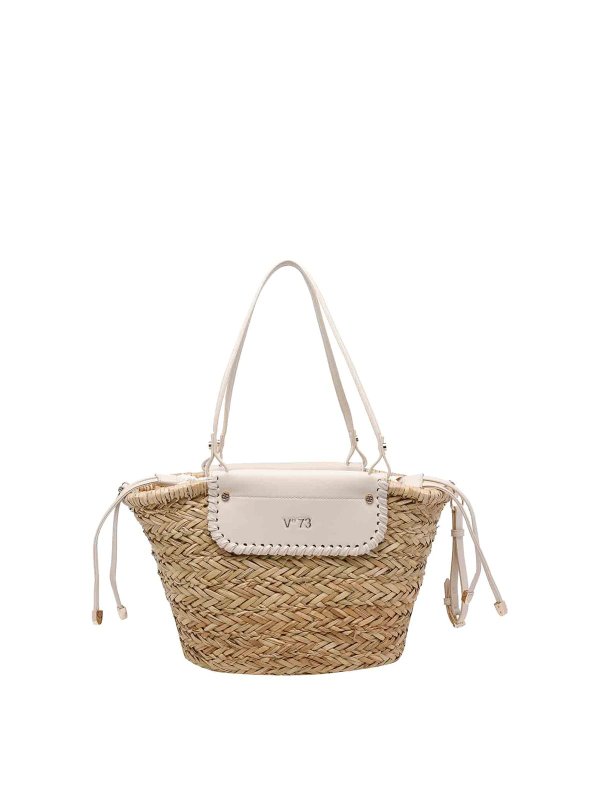 v°73: Handtaschen - Shopper - Beige