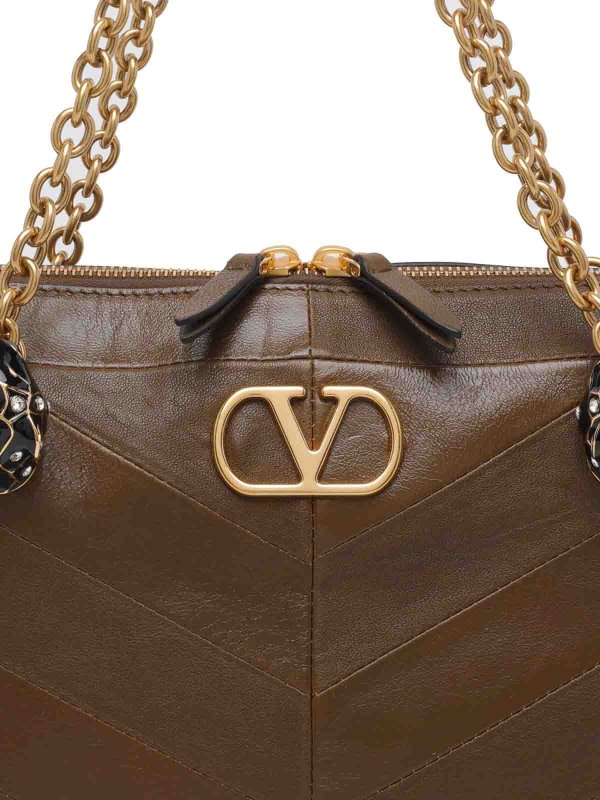 ショルダーバッグ - ブラウン shop online: VALENTINO GARAVANI