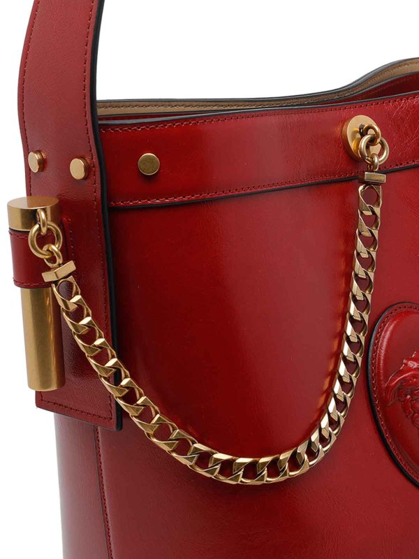 Pivot Small Bucket Bag shop online: VERSACE