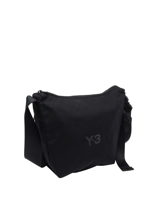 Y-3: borse a tracolla online - Borsa a tracolla nera