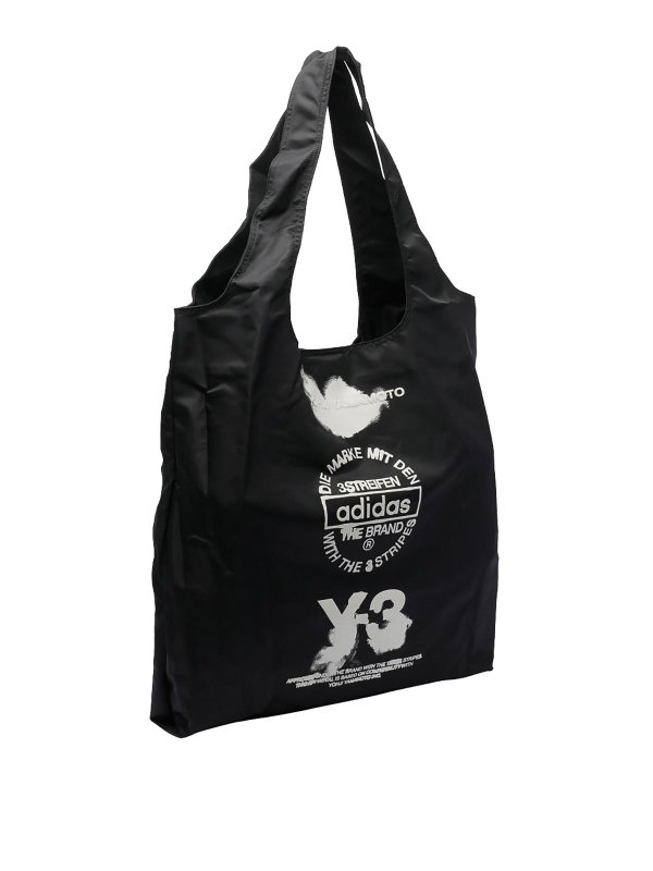 Y-3: totes bags online - Black Tote Bag