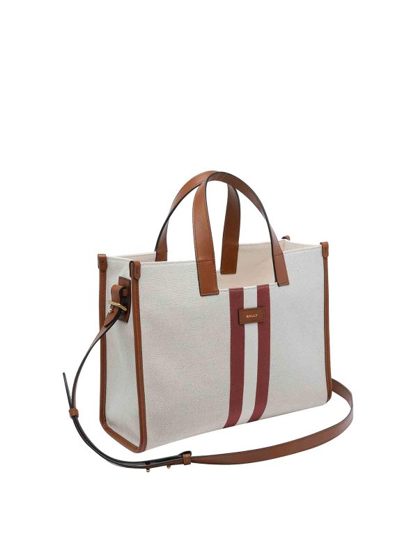 BALLY: totes bags online - White Easy Tote Bag