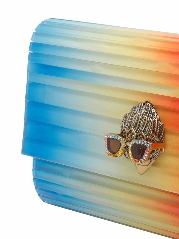 Multicolor Party Eagle Clutch shop online: KURT GEIGER