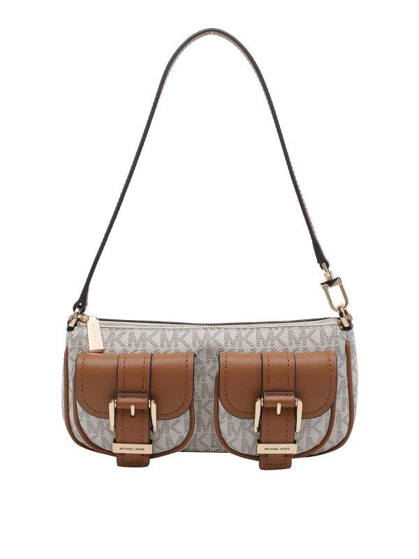 Michael Michael Kors: Clutch - Pochette - Marron