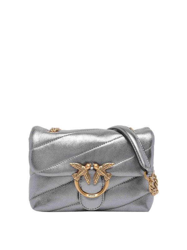 Pinko: Umhängetaschen - Umhängetasche - Silber