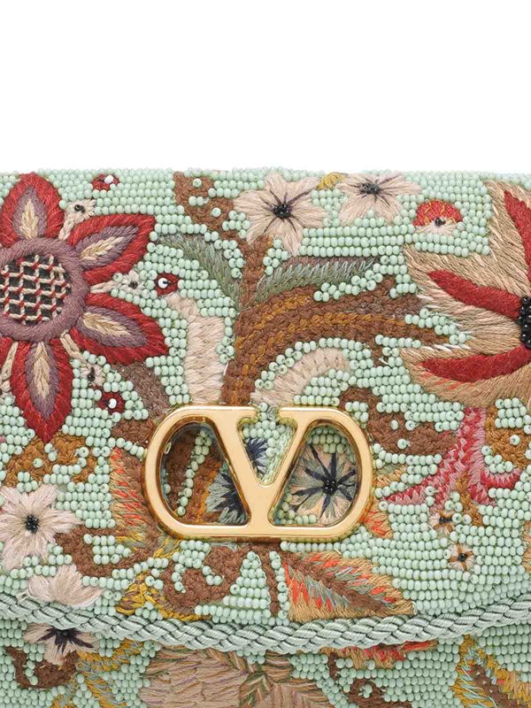 クラッチバッグ - 緑 shop online: VALENTINO GARAVANI