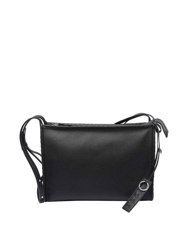 BOTTEGA VENETA: クロスボディバッグ - クロスボディバッグ - 黒