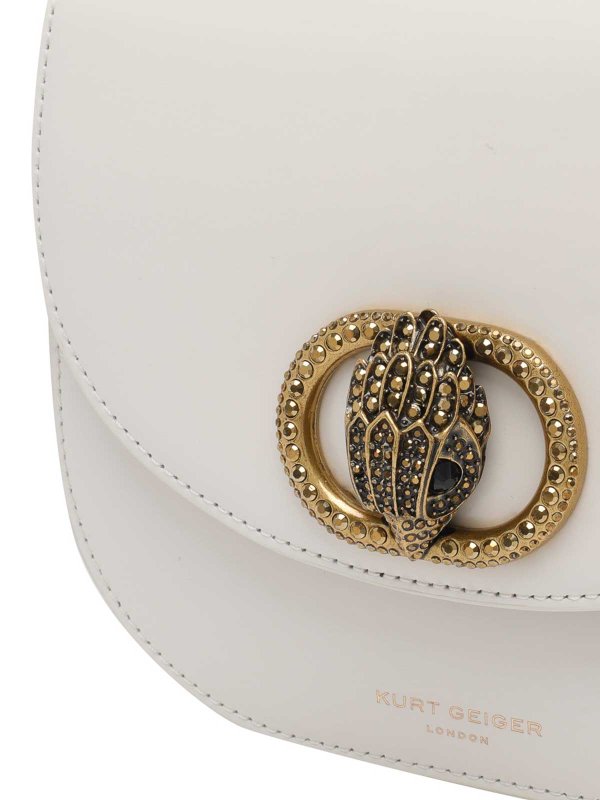 クロスボディバッグ - 白 shop online: KURT GEIGER