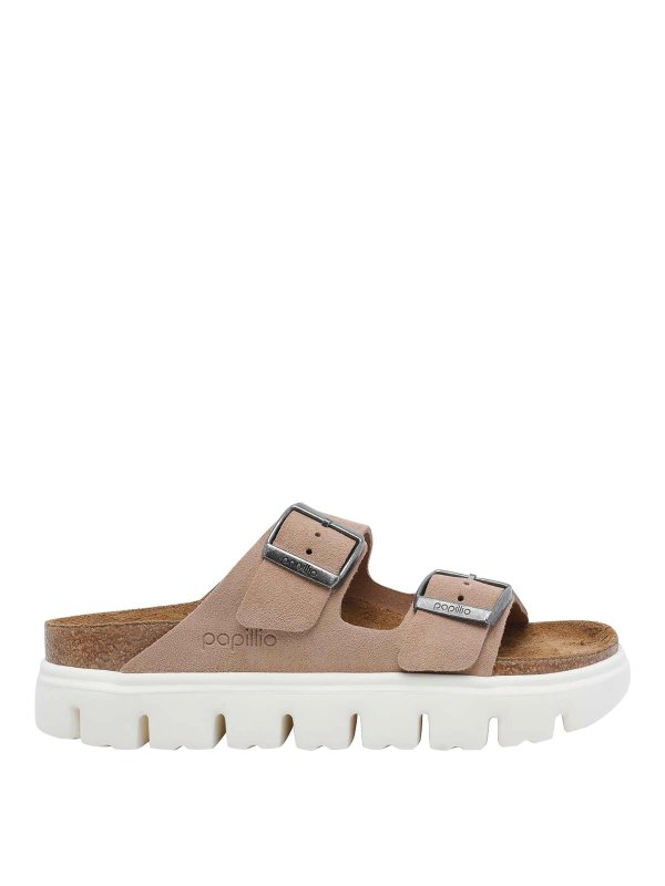 BIRKENSTOCK: サンダル - サンダル - ベージュ