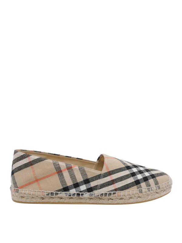BURBERRY: espadrilles - Check Espadrilles