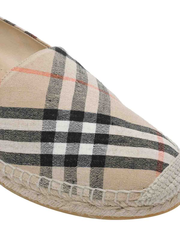 Check Espadrilles shop online: BURBERRY