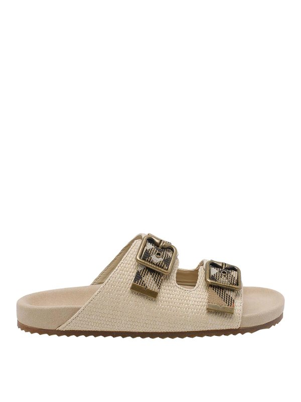 BURBERRY: Sandalen - Sandalen - Beige