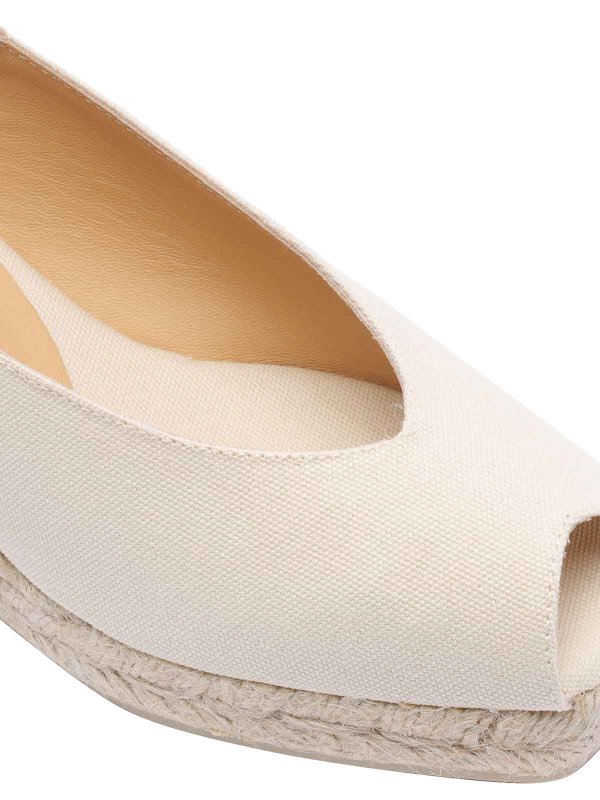 Espadrilles - Blanc shop online: CASTANER