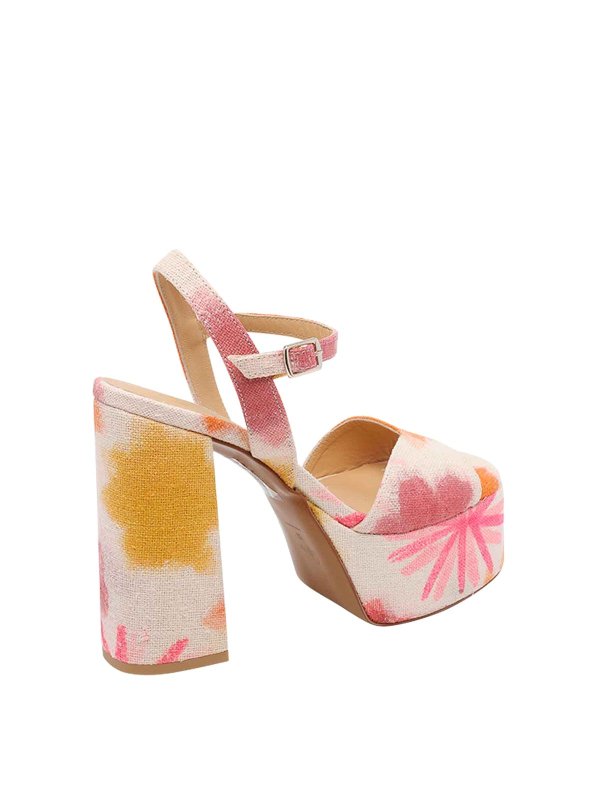 The Best Shops CASTANER: court shoes - Multicolor Flora Pump Sandals