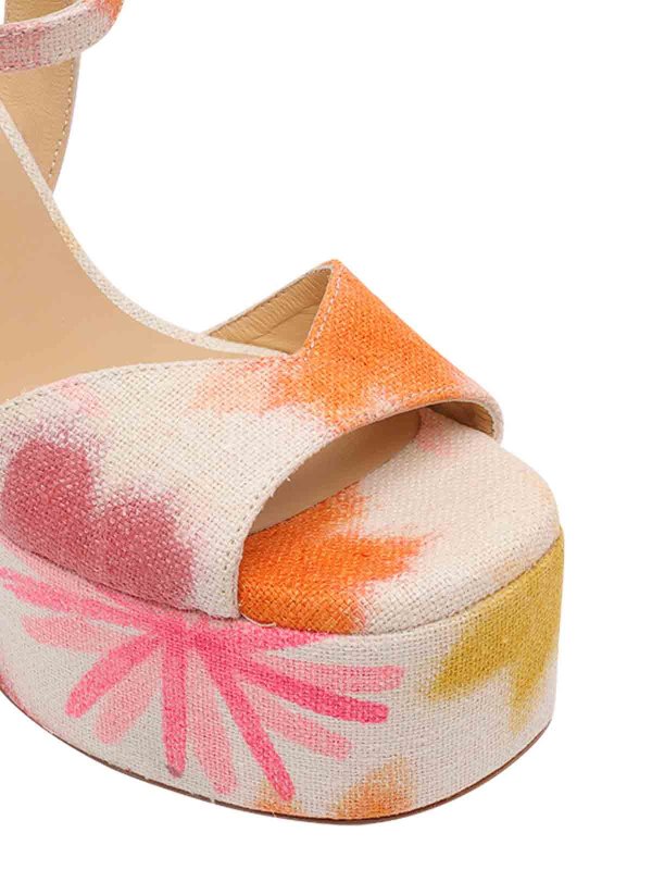 Multicolor Flora Pump Sandals shop online: CASTANER