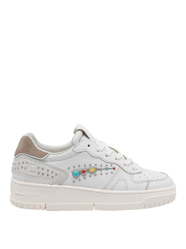 D.A.T.E.: Chaussures de sport - Baskets - Blanc