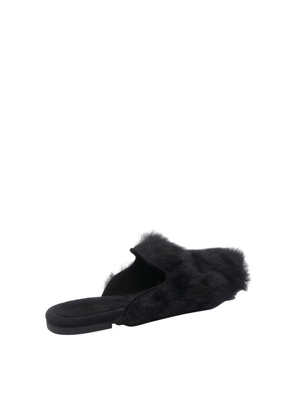 The Best Shops DOLCE & GABBANA: Loafers & Slippers - Shearling Slippers