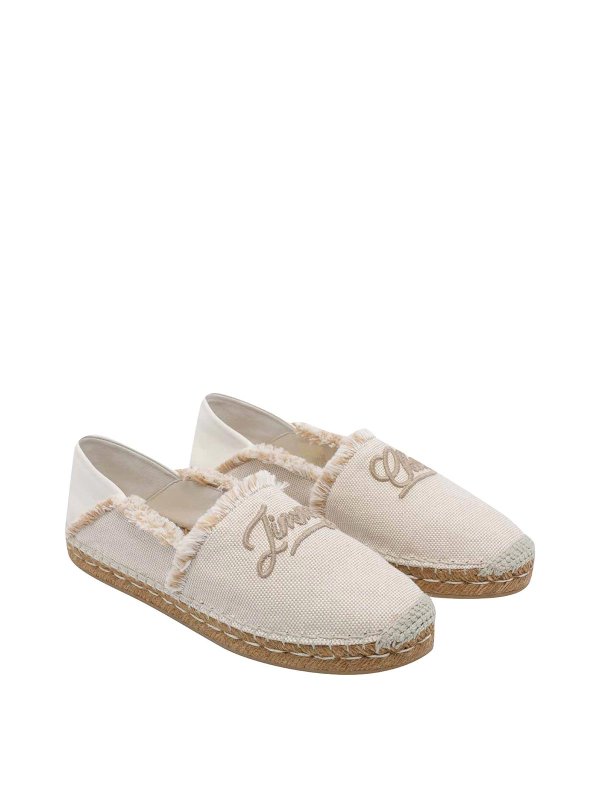 JIMMY CHOO: espadrilles online - Avi Flat Espadrilles