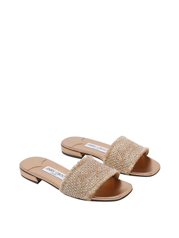 JIMMY CHOO: flat shoes online - Joa Flat Sandals