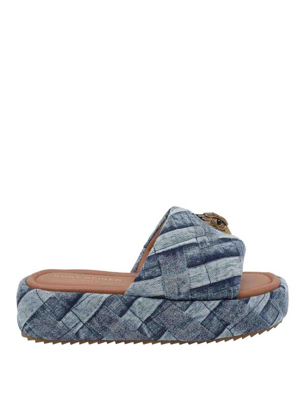 KURT GEIGER: Sandalen - Sandalen - Blau