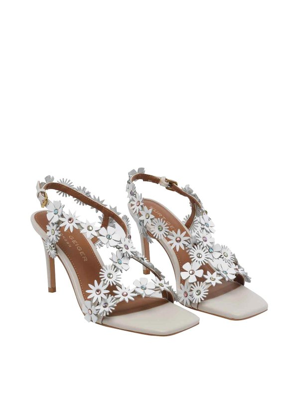 KURT GEIGER: court shoes online - Flower Pump Sandals