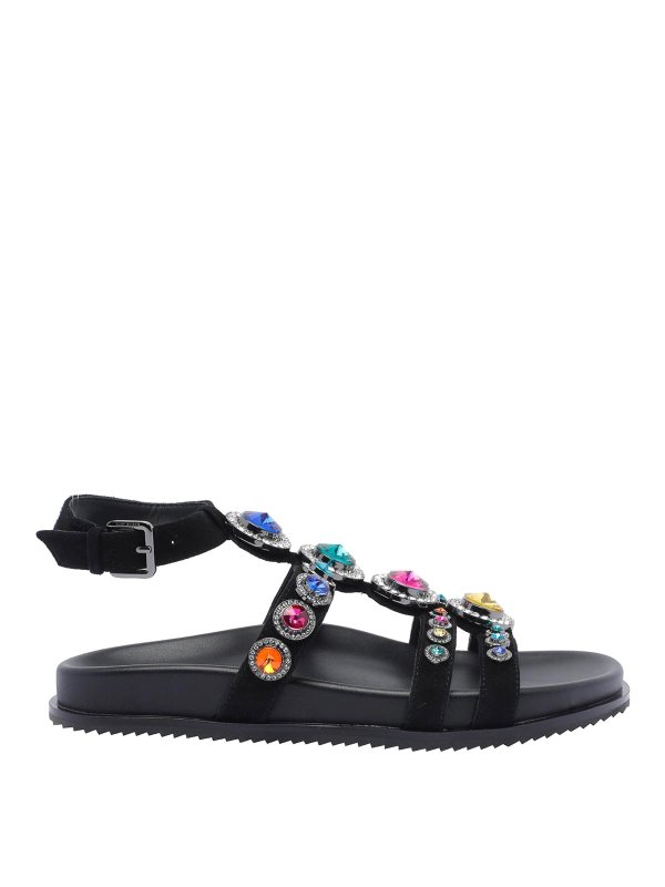 KURT GEIGER: サンダル - サンダル - 黒