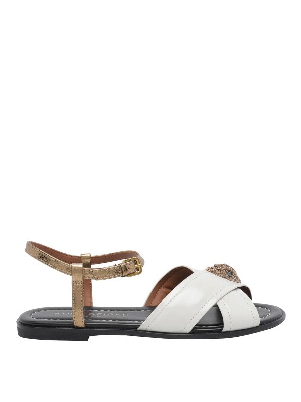 KURT GEIGER: フラットシューズ - フラットシューズ - 白
