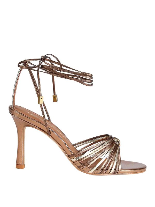 KURT GEIGER: court shoes - Multi Strap Tie Pump Sandals