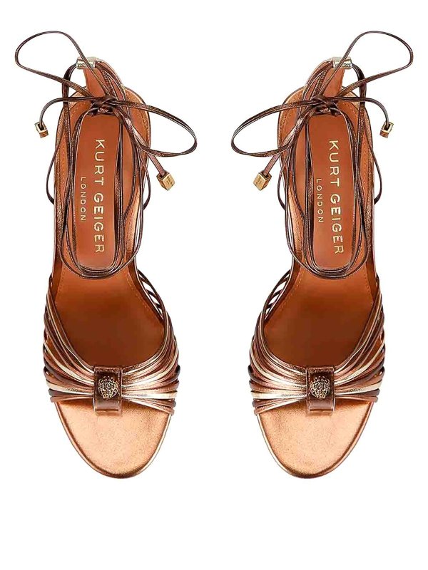 KURT GEIGER: court shoes online - Multi Strap Tie Pump Sandals