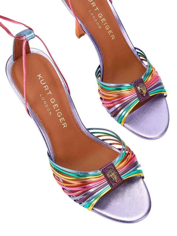 KURT GEIGER: court shoes online - Multi Strap Tie Pump Sandals