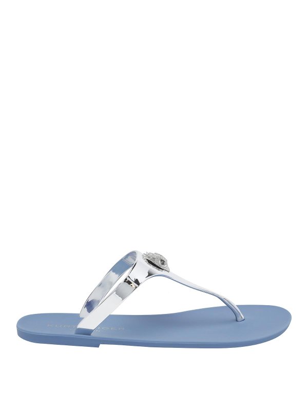 KURT GEIGER: Sandalen - Sandalen - Silber