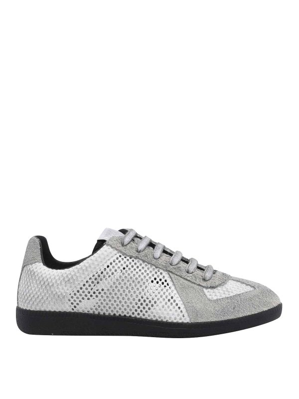 Maison Margiela: Chaussures de sport - Baskets - Gris