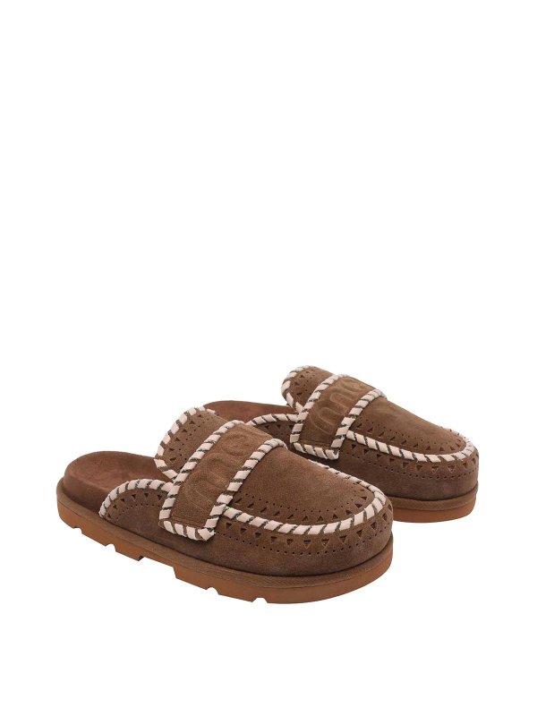 MOU: Zapatos chinelas online - Chinelas - Marrón
