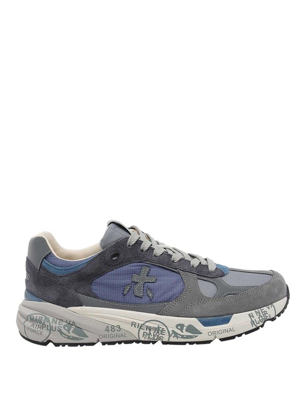 PREMIATA: Chaussures de sport - Baskets - Gris