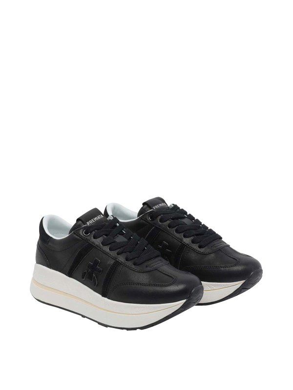 PREMIATA: Chaussures de sport online - Baskets - Noir