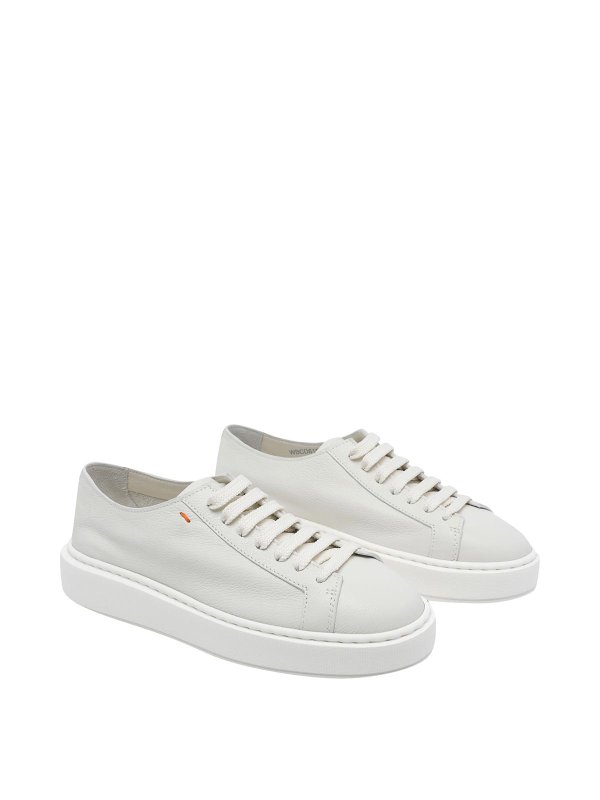 SANTONI: trainers online - Leather Sneakers