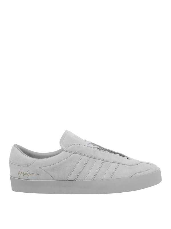 Y-3: Chaussures de sport - Baskets - Gris