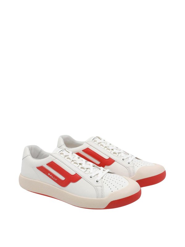 BALLY: trainers online - White Competition Sneakers